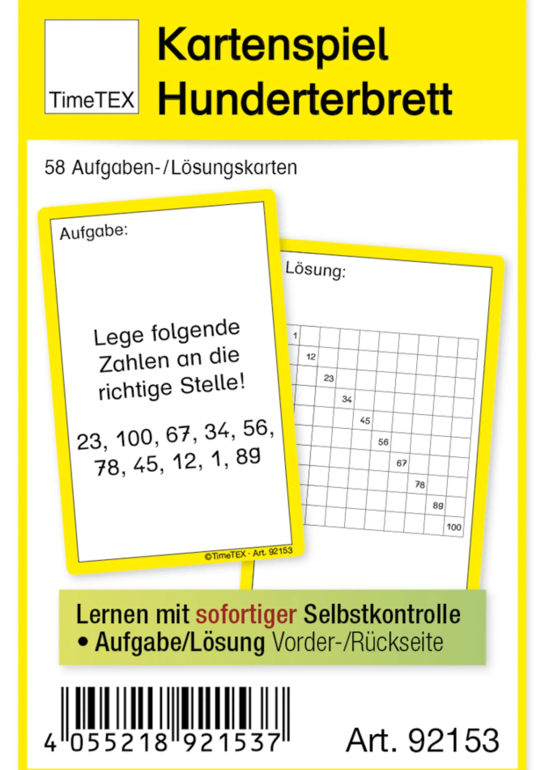 Kartenspiel "Hunderter-Brett", 60-tlg.