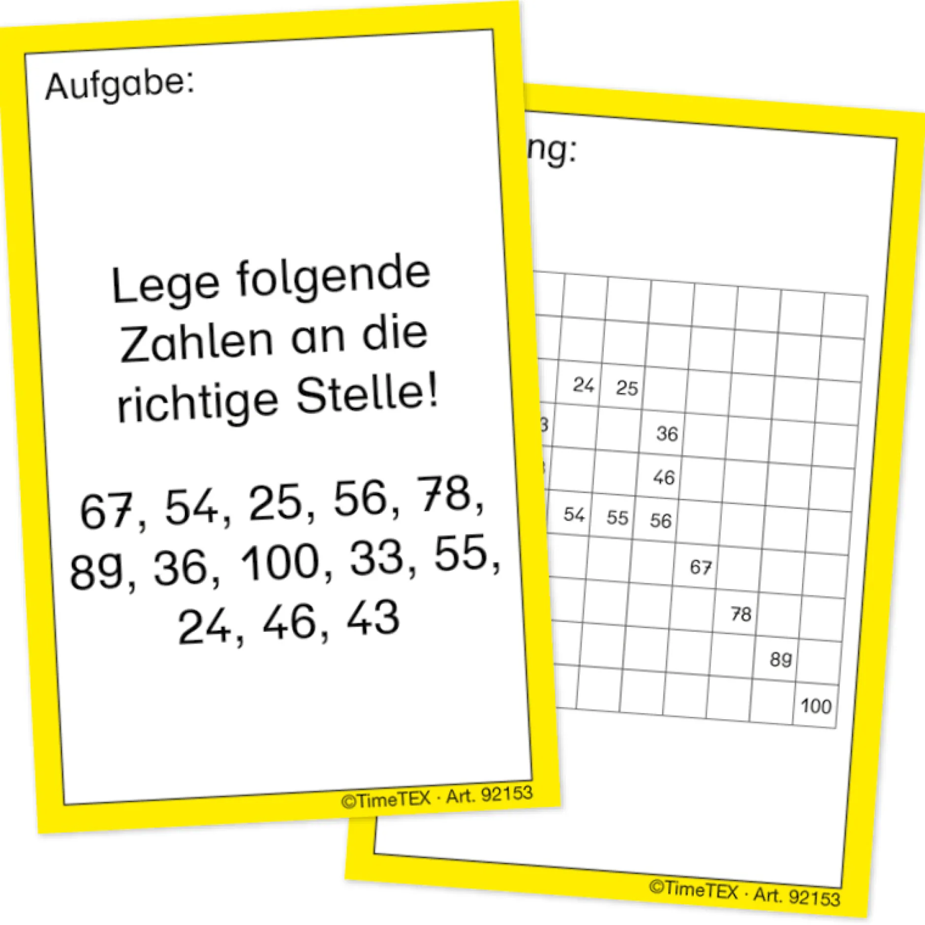 Kartenspiel "Hunderter-Brett", 60-tlg.