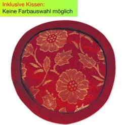 Klangschale im Stickbeutel, 7,0 cm ø, ca. 160 g