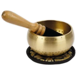Klangschale "Nepal" im Stickbeutel, 12 cm ø, ca. 400 g