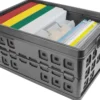 Klappbox aus Kunststoff, ca. 46 Liter, bis 30 kg, anthrazit