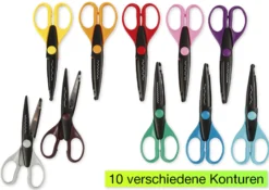 Konturenscheren, 10-tlg.