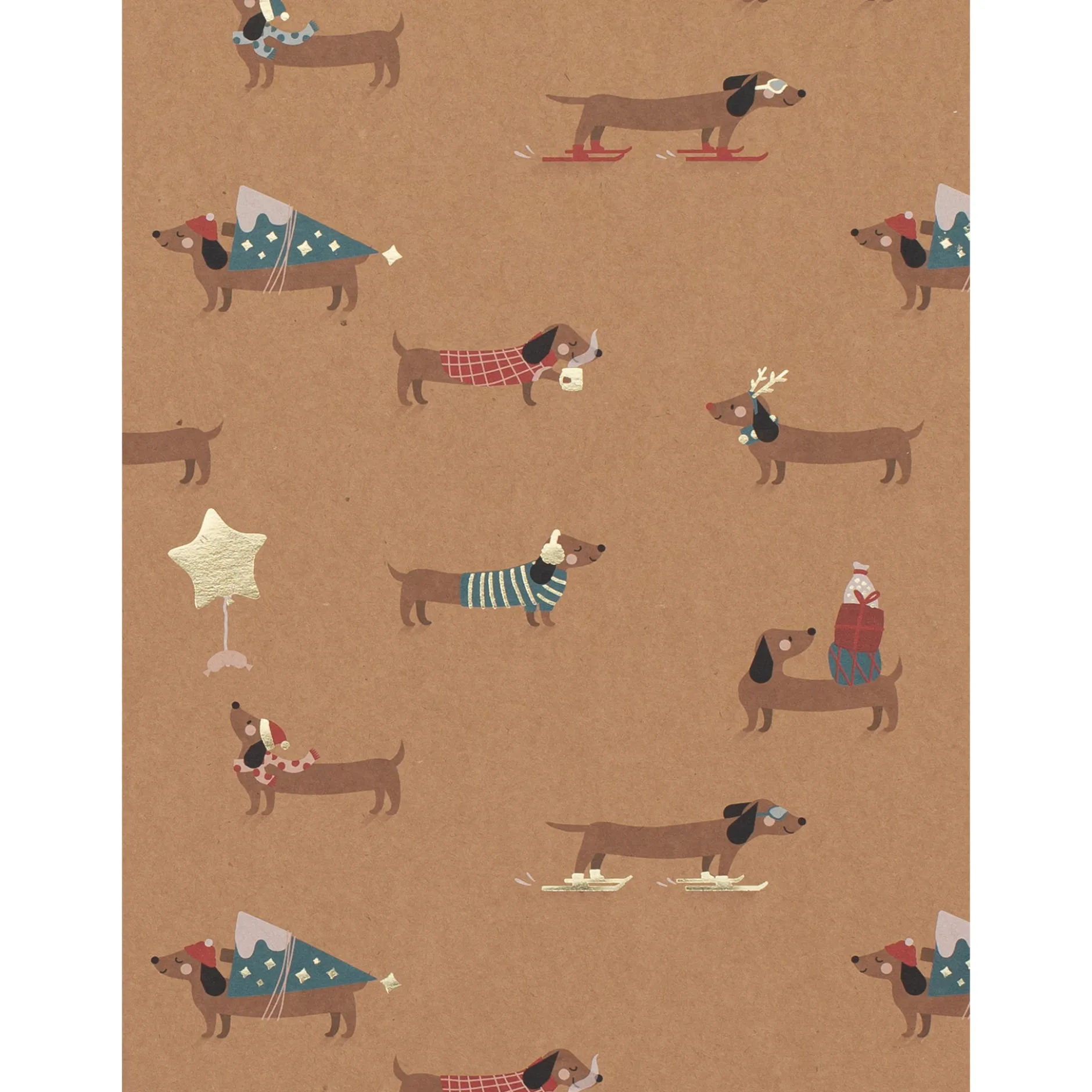 Kraftpapier-Block "Magic Christmas Paper" A4, 20 Blatt