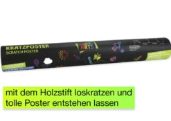Kratzposter XL, 8 Stück