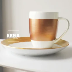KREUL Glas- und Porzellanmalfarbe Metallic, 6 x 20 ml