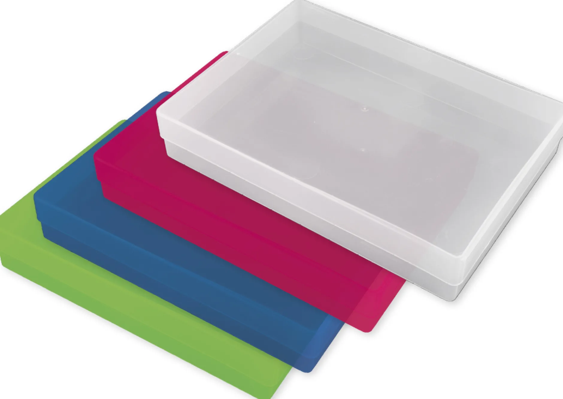 Kunststoff-Box A4 farbig