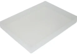 Kunststoff-Box A5 flach, transparent farblos