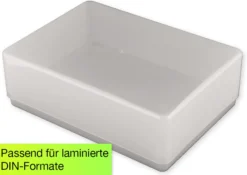 Kunststoff-Box A6, transparent farblos