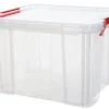 Kunststoff-Box stapelbar, transparent, 36 Liter