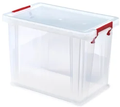 Kunststoff-Box stapelbar, transparent, 18,5 Liter