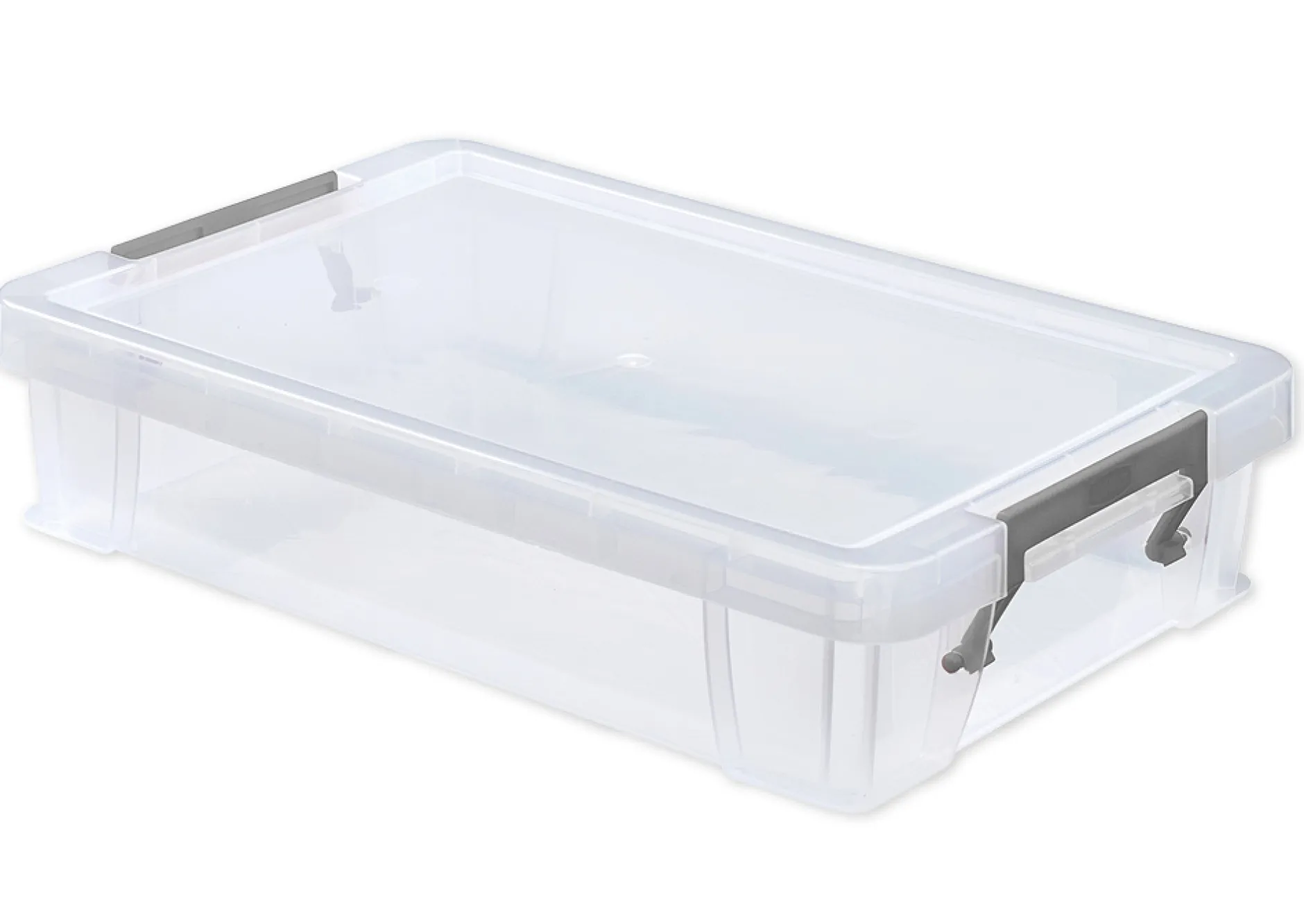Kunststoff-Box stapelbar, transparent, 5,5 Liter (A4)