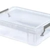 Kunststoff-Box stapelbar, transparent, 2,3 Liter (A5)