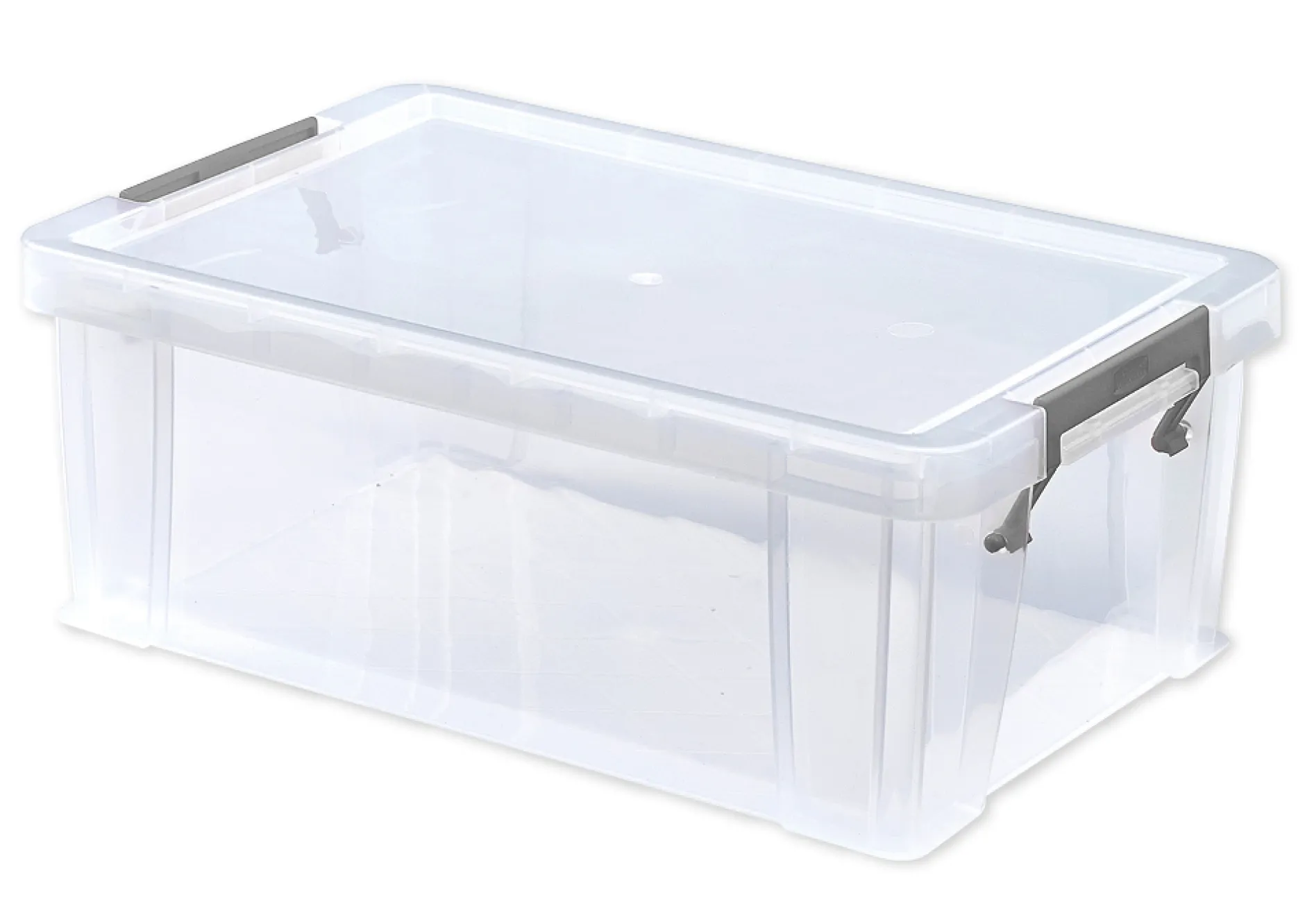 Kunststoff-Box stapelbar, transparent, 10 Liter (A4 XL)