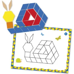 Legespiel "Geometrische Formen", 144-tlg.