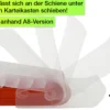 Lernbox A7, Kunststoff, mit 100 Karten liniert