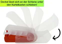 Lernbox A8 Kunststoff mit 100 Lernkärtchen