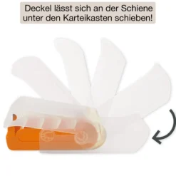 Lernbox A8 Kunststoff mit 100 Lernkärtchen