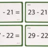 Lernkarten Mathematik "Subtraktionsaufgaben", 249-tlg. in Kartonbox