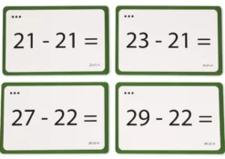 Lernkarten Mathematik "Subtraktionsaufgaben", 249-tlg. in Kartonbox