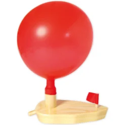 Luftballonboot aus Holz