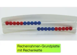 Mathe-Basis-Set Plus Zahlenraum bis 20, 58-tlg, in Box, rot/blau