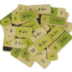 Mathematik-Domino "Subtraktionsaufgaben", 65-tlg. im Stoffbeutel