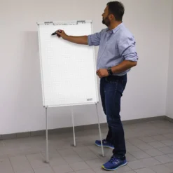 Mobil-Flipchart und Whiteboard in Tasche