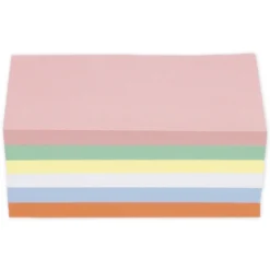 Moderationskarten, farbig sortiert, rechteckig, 9,5 x 20,5 cm, 250 Stück
