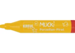 MUCKI Porzellan-Stifte kurz, Strichstärke 2-5 mm, 5 Stück