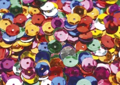 Pailletten rund, 1 cm ø, 100 g