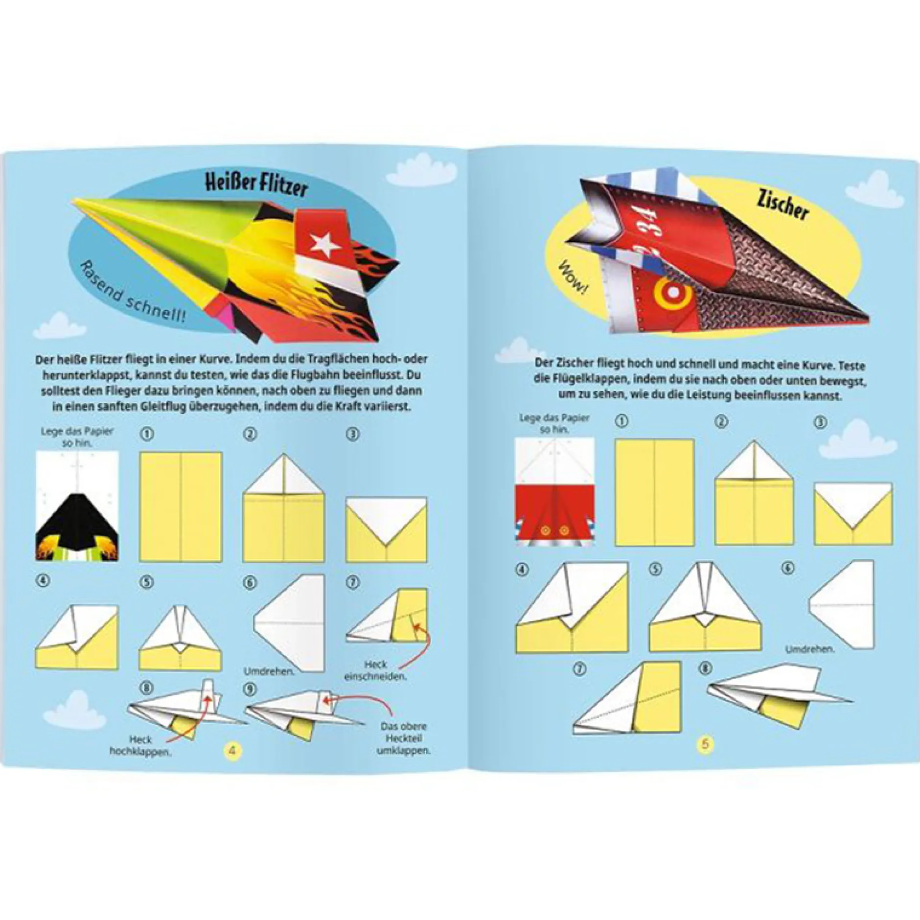 Papierflieger-Set
