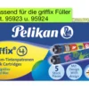 Pelikan griffix Großraum Tintenpatronen blau, 5-tlg.