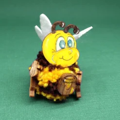Pompon-Bienen Bastelset, 10 Stk.