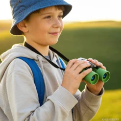 Profi-Kinder-Fernglas, mit Gürteltasche