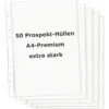 Prospekt-Hüllen A4 Premium, extra stark, 50 Stück