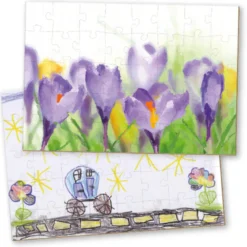 Puzzle zum Bemalen