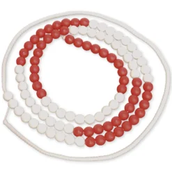 Rechenkette bis 100, rot/weiß