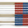 Rechenrahmen für 100-er Zahlenraum rot/blau