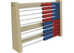Rechenrahmen für 100-er Zahlenraum rot/blau