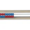 Rechenrahmen für 20-er Zahlenraum rot/blau, gerade Seitenteile