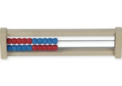 Rechenrahmen für 20-er Zahlenraum rot/blau, gerade Seitenteile