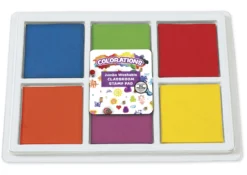 Riesen-Stempelkissen mit 6 Farben