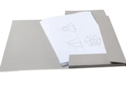 Sammelmappe aus Graupappe, DIN A2