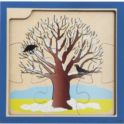 Schichten-Puzzle "Baum", 36-tlg.