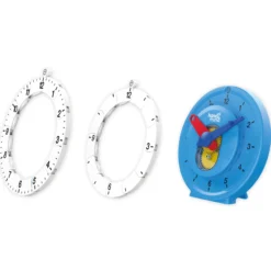 Schüler-Lern-Uhr mit Zahlenstrahl, 11 cm ø