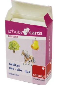 Schubicards Deutsch "Artikel der - die - das"