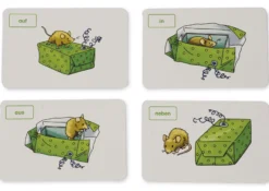 Schubicards Deutsch "Die Maus im Geschenk"