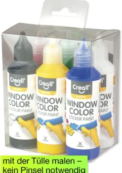 Set Creall Window Colour à 80 ml, 6-tlg.