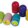 Set Dauer-Stempel „Lachende Gesichter“, 6-tlg.