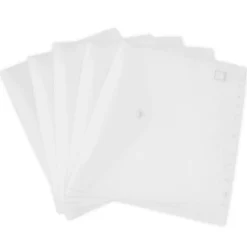 Set Dokumentenmappe A4 zum Abheften, 5-tlg., transparent farblos
